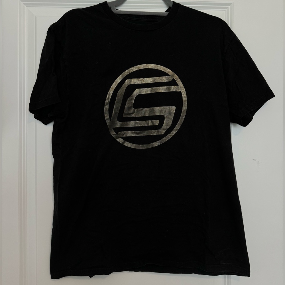 CaptainSparklez gold foil limited edition black t-shirt